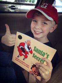 Alex's thumbs up for Santa's Secret (2)